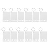 EXCEART 12pcs Sublimation Blank Keychains for Heat of 2021 Graduation