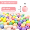 Huotflame Acrylic Beads Set 10 mm - Colourful Matte Beads