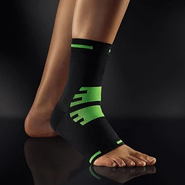 bort 1450SP large ActiveColor Sport Knöchelbandage rechts und links tragbar, large, schwarz