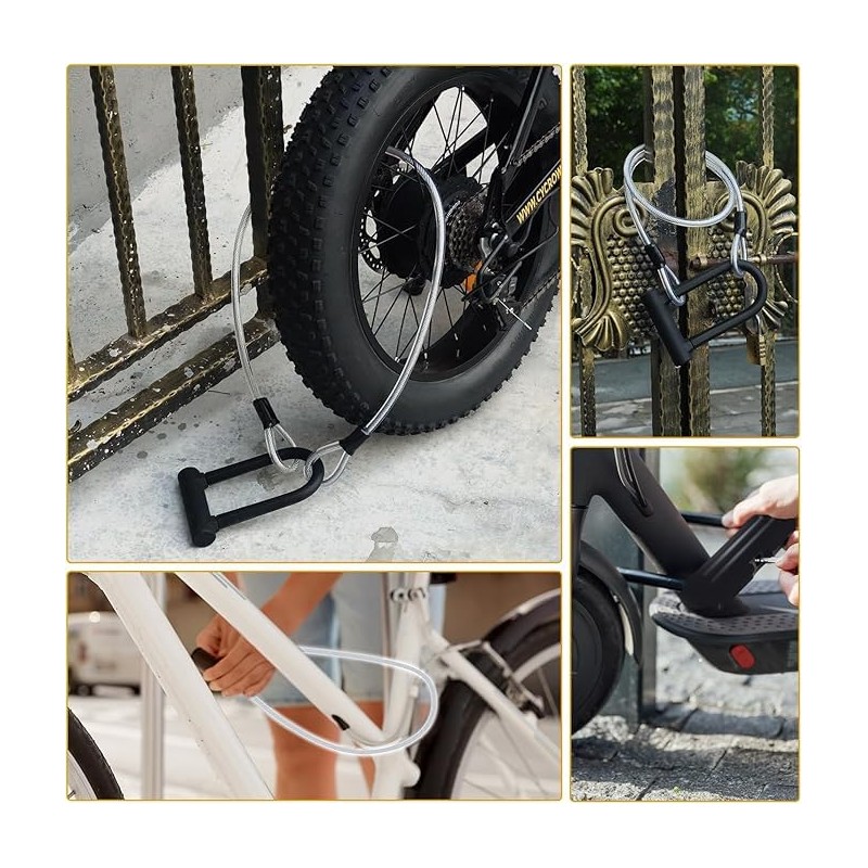 isinwheel U-Lock for Electric Scooter, Safe Lock for S9Pro/S9Max E-Scooter