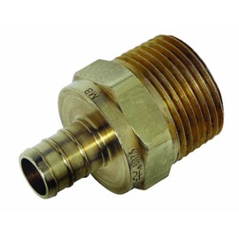 Watts LFWP12B-1212PB 3/4-Inch Barb by MIP Lead Free Brass PEX Male Adapter, 10-Pack