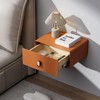 VICITON Modern Floating Nightstand with Solid Wood Drawer, Wall Mounted