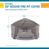 Duck Covers Soteria Waterproof 50 Inch Round Fire Pit Cover,