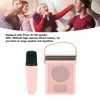 Karaoke Machine Set with RGB Light Rechargeable Bluetooth Speaker with