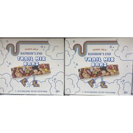Trader Joe's 2 PACK Traders Joe's Rainbow's End Trail Mix Bars 7.05 oz Each Box NEW ITEM