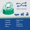 Gasoila Green PTFE Thread Seal Tape – Professional-Grade, 1/2 Inch
