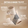 CAMBIVO 2 Pack Ankle Support Brace, Plantar Fasciitis Support