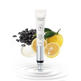 HEVEBLUE Black Yuja Bean Lifting Auto Eye Cream - Sensitive Skin, Vegan, Hypoallergenic, Korean Skincare, Wrinkle Care Device, Vibration Face Massage
