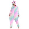 NewPlush Unisex Unicorn Costumes Pyjamas, Adult Women Men Animal Cosplay