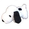 Nakajima Corporation 160348-21 Peanuts FUWAKUTA Snoopy Yes, BK Plush Toy