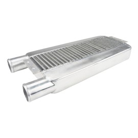 KAC Intercooler Kit, Intercooler 23"x11.25"x2.75" Silver Aluminum Alloy Universal Turbo Intercooler