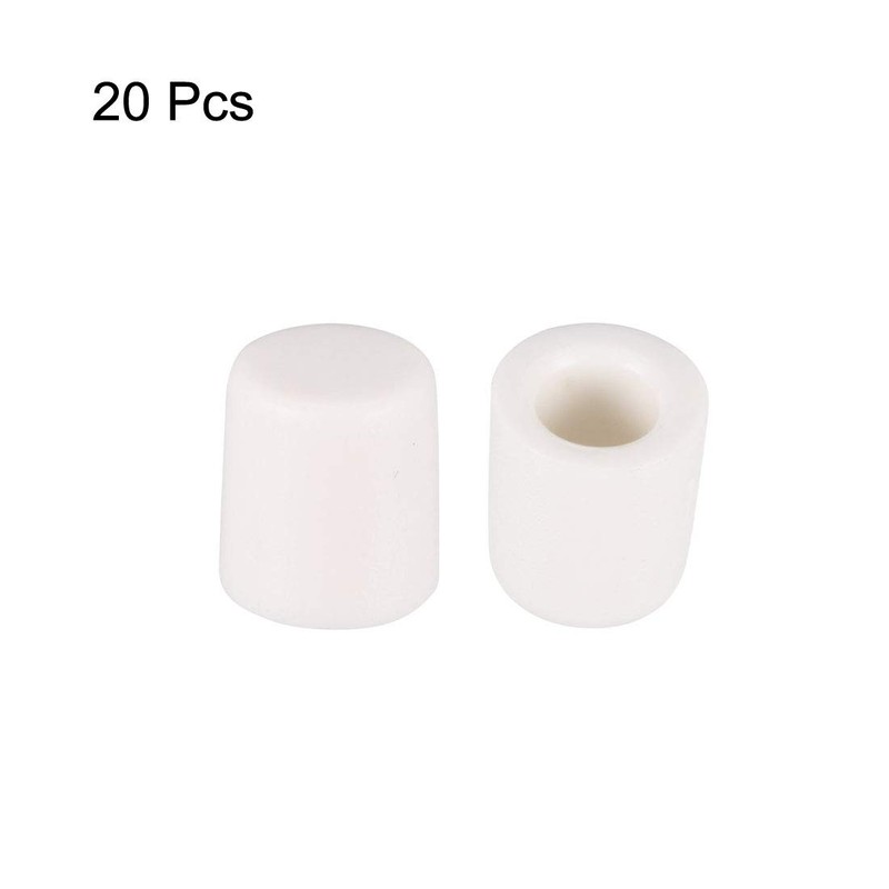 uxcell 20pcs Tactile Push Button Switch Caps 3.3mm Hole Dia