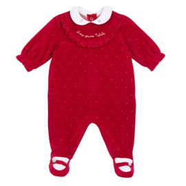 Chicco Tutina Natale Bimbo 0-24 in Morbido Tessuto FW25 253
