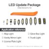 11pcs Genesis LED Interior Lights Bulb Kit for Hyundai Genesis