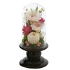 ArtFour Seasons Buddha Flower (Brown Series), Mini Winged Chrysanthemum Glass,