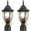 Lamomo Outdoor Post Lights, 2 Packs Dusk to Dawn Lamp