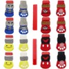 4 Pairs Non-Slip Dog Socks & Cat Socks with Rubber