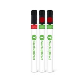 TouchUpDirect GNT/WA170H Volcanic Red Tricoat Compatible with GMC Exact Match Touch Up Paint Brush - Essential Kit