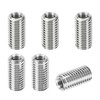 PATIKIL 6pcs M12*1.75 Male M8*1.25 Female Thread Adapter Sleeve Reducer