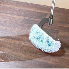 PEARL Cleaning Shoes: Universal Microfibre Floor Mop Cover for Broom, Scrubber, Shoes (Mop Shoes, Mops, Microfiber Mop)