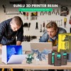 SUNLU 3D Printer Resin 2kg, Fast Curing Standard 3D Resin