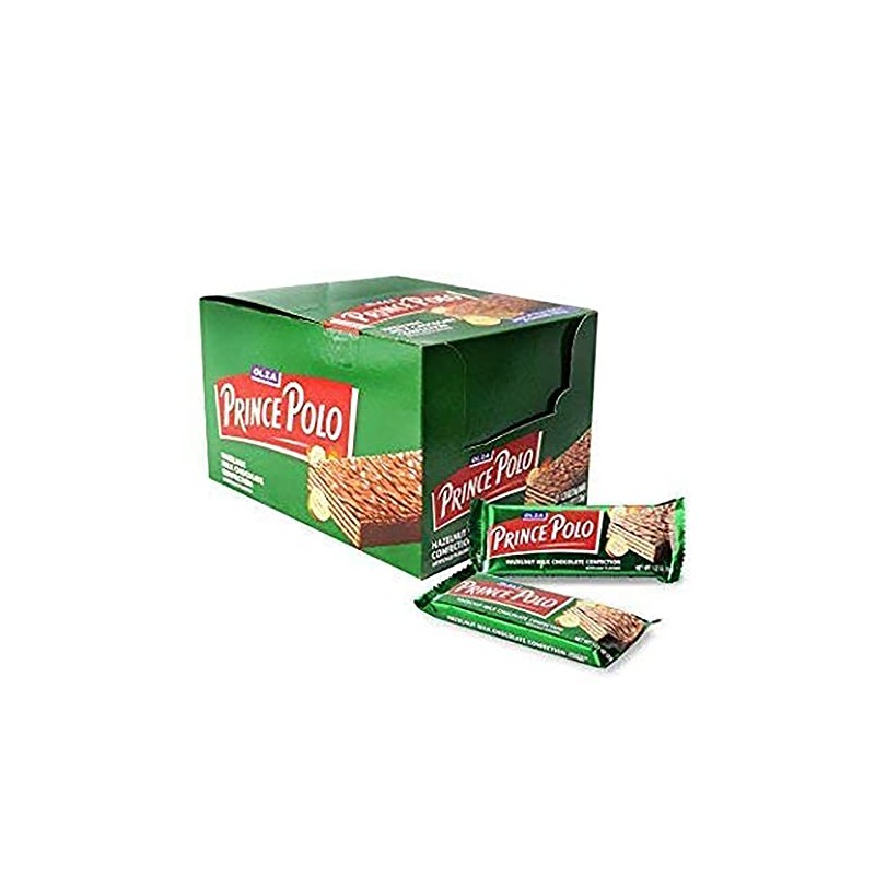 Prince Polo Hazelnut Milk Chocolate 32 bars