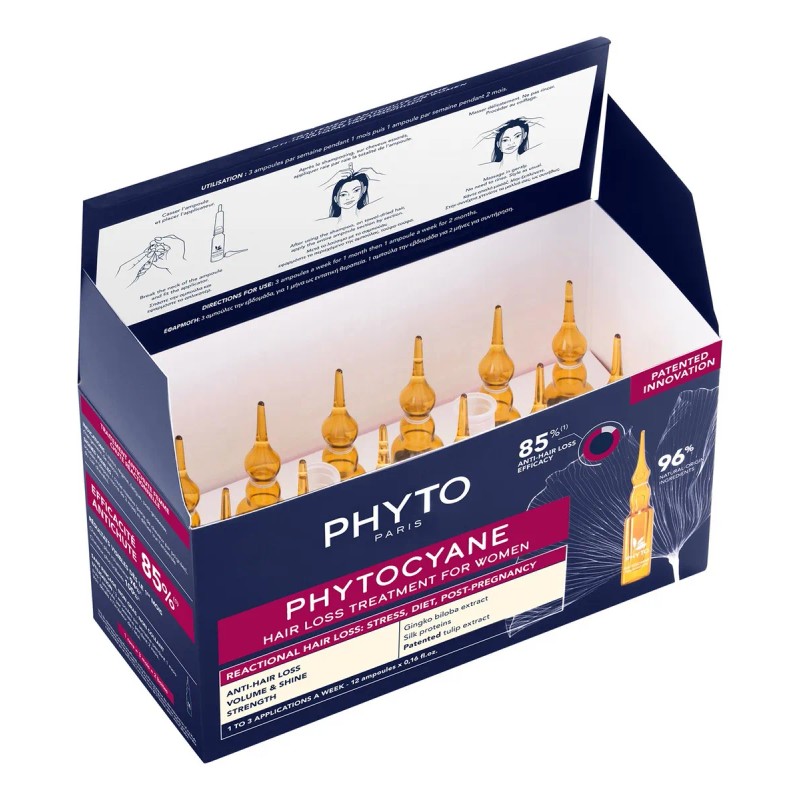 Phyctocyane Mujer - Ampolletas Caída Reccional (anticaída)