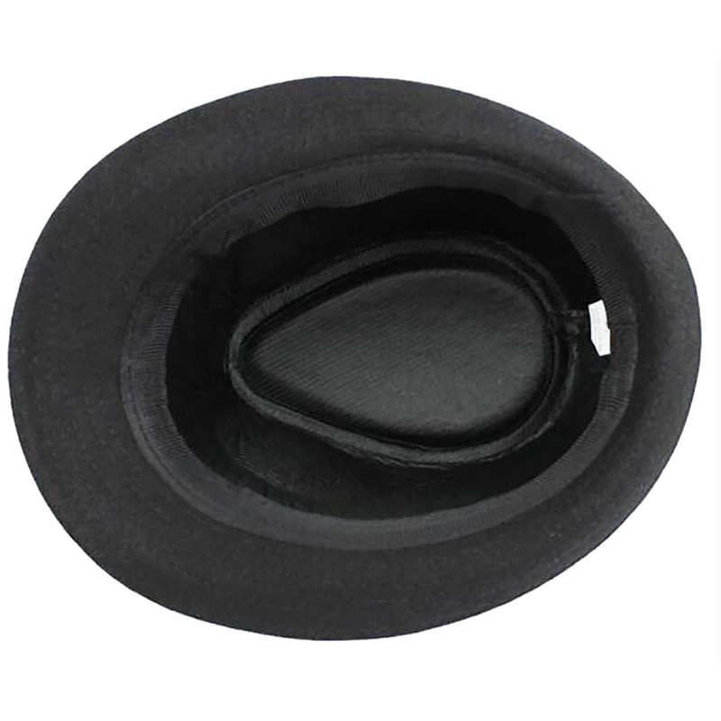 JowTreex Classic Fedoras Hats Short Brim Panama Jazz Hat Trilby
