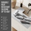 Maplefield Bathroom Sink Cover for Counter Space, Heat Resistant Silicone
