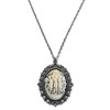Victorian Vault Three Muses Cameo Steampunk Gothic Pendant Necklace on