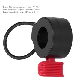 RiToEasysports Electric Scooter Finger Throttle, Electric Scooter Finger Throttle Booster Hall Sensor Accelerator Grip Electric Scooter Accessories (Red) Electric Razor Scooter