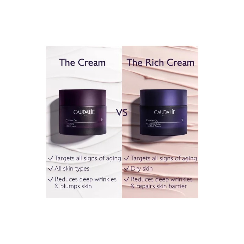 Crema Rica Reparadora De Barrera Cutánea Caudalie Premier