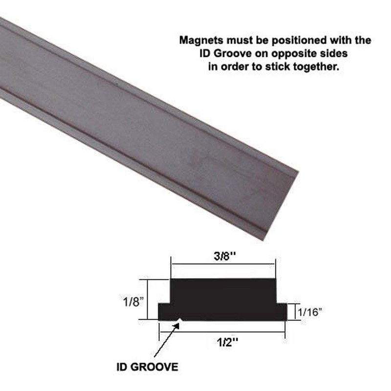 Gordon Glass Flexible Magnetic Strip Insert for Framed Swing Shower