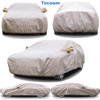 Tecoom Thick Shell Car Cover Super Breathable-Waterproof Windproof Snow Sun