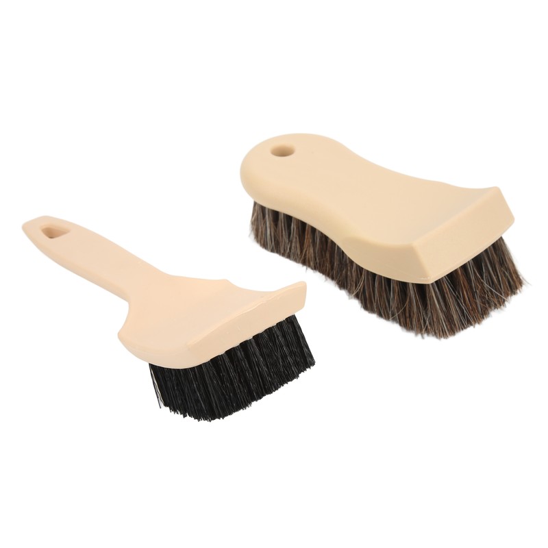 Car Wheel Tire Cleaning Brush Horsehair Interior Exterior for Leather