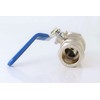 Lever Ball Valve Full Bore with Red & Blue Handle