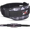 AQF Weight Lifting Belt Back Support Contoured 5.5 Inch Neoprene