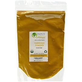 Indus Organics Turmeric (Curcumin) 2 Lb, Powder, Refill Bag, Premium Grade, High Purity, Freshly Packed