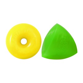 Ruff Dawg Dawg-Nut & Dawg-X Bundle - Durable Rubber Dog Toys for Chewers - Made in The USA - Floats in Water - Assorted Neon Colors for Visibility