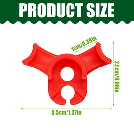 SGERUFZ 20 Pieces Grow LST Clips Plant Bender Angle for Low Stress Training - Plant Trainer & Plant Support for Efficient Bending - More Even Growth and Higher Yields (90 Degrees)