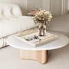 Large Ottoman Tray for Coffee Table,Square Shagreen Leather Decorative Tray