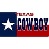 Texas Cowboy Photo License Plate