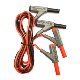 PeakTech Insulated 4 mm Connection Lead with Coupling, 1 X Cat III 1000 V, P 7025