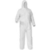 Kleenguard A35 Disposable Coveralls (38938), Liquid and Particle Protection, Hooded,