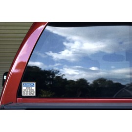 StickerTalk Driver is Hard of Hearing Vinyl Stickers, 1 Sheet of 2 Stickers, 3 inches by 3 inches Each