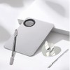 2 Piece Stainless Steel Makeup Palette Scraper for Foundation Makeup