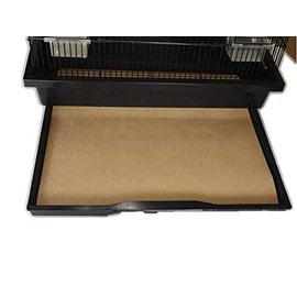 BirdCageLiners - Medium Size Cages - Custom Size - 100 Pre-Cut Sheets - 60 Pound Paper