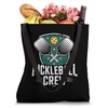 Pickleball Crew with Green Shield and Crossed Paddle Tote Bag