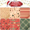 Hianjoo 6 Sheets Gift Wrapping Paper, 20x28 inch Recyclable Kraft