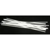 Extra Long 18" White Plastic Drinking Straws- Pack of 200